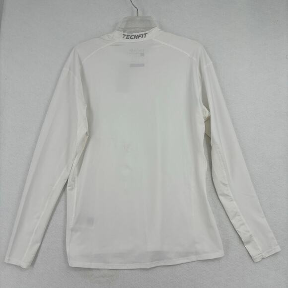 Adidas Performance Techfit Compression Base Layer Top White Size 2XL - Picture 9 of 14